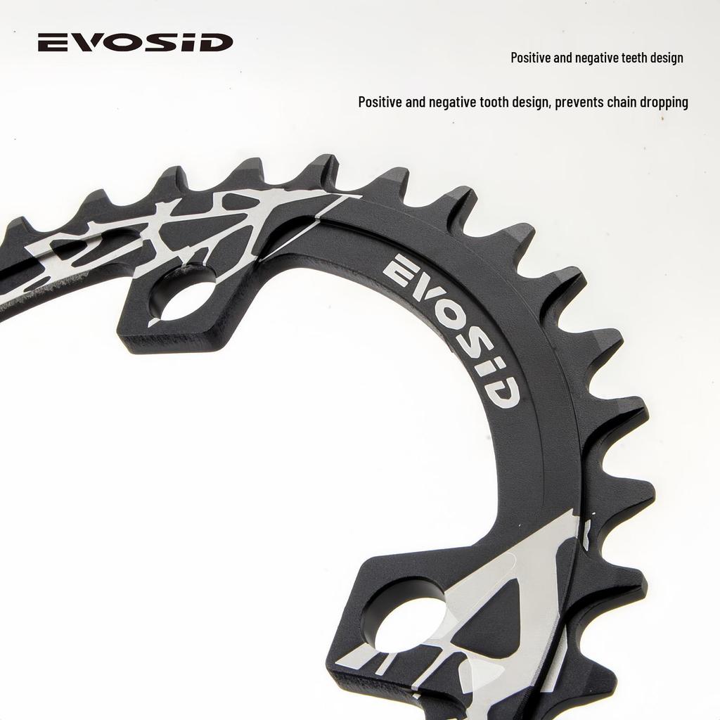 EVOSID Однозвездная звезда 104BCD 32/34/36/38T для шатунов 10/11/12 скоростей.