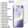 3PCS Tempered Glass For Samsung Galaxy S24 S23 S22 Plus S21FE A04 A14 A54 A34 A15 A25 A05S A35 A55 Screen Protector Film Glass