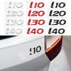 Car Emblem 3D Metal Logo Body Decals Sticker Rear Tail Trunk Boot Mark Letter Badge I10 I20 I30 I40 N N LINE Styling Accessories