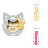 Cat Embossed Biscuit Kit + 2 Pastel Yellow and Fuchsia Chocolate Pens