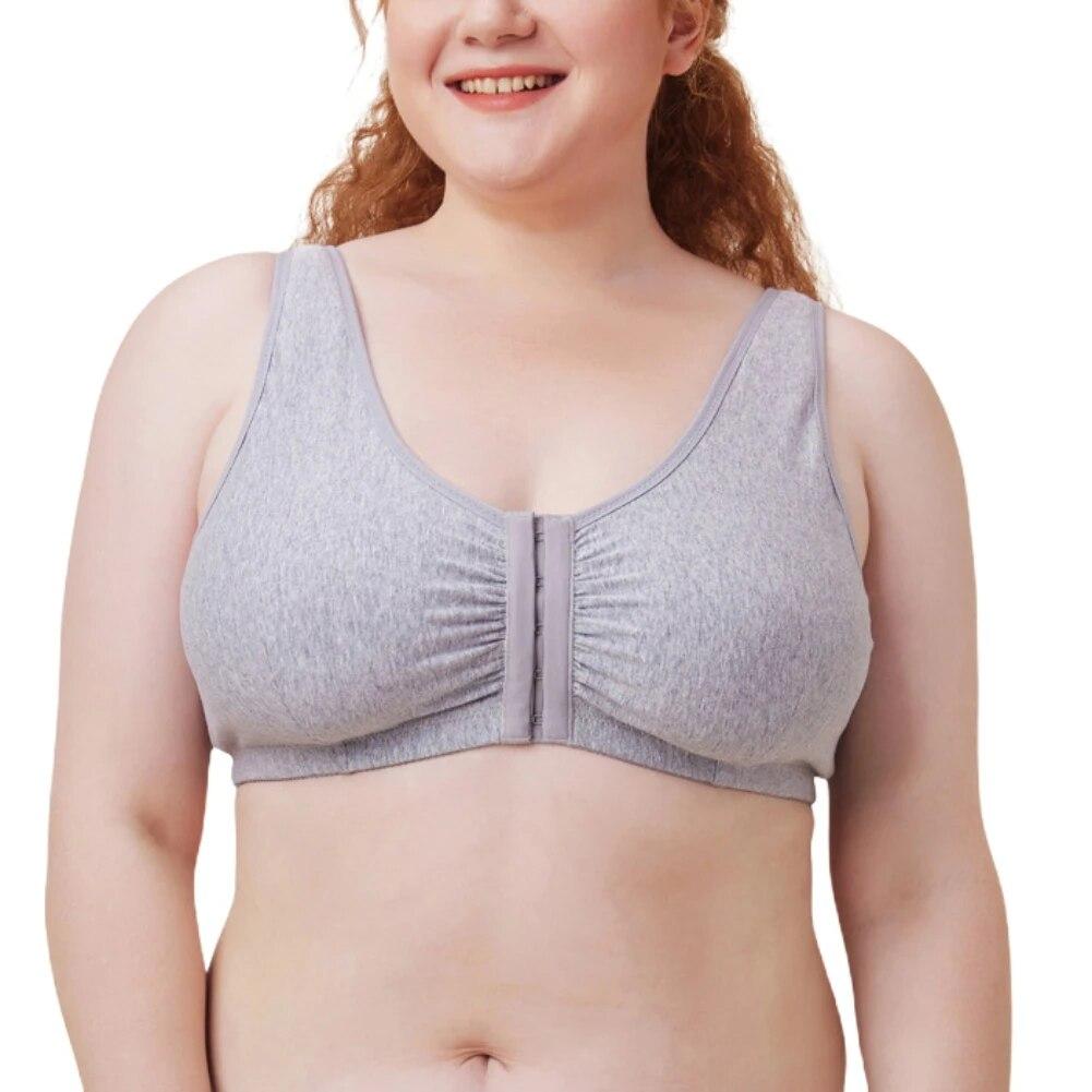 Женский активный бюстгальтер без косточек, мягкий бюстгальтер без косточек с застежкой спереди, бюстгальтер пуш-ап, бесшовное нижнее белье, минимайзер без подкладки, беспроводные бюстгальтеры, регулируемые бретели