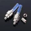 SY03982-Set of 2 Flashing LED Light for Car Tire Valve Bicycle Motorcycle Wheels, Blue