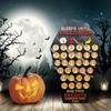 Wooden Countdown To Halloween Coffin Calendar Halloween Decoration Countdown To Halloween Calendar Advent Calendar - Party Supplies