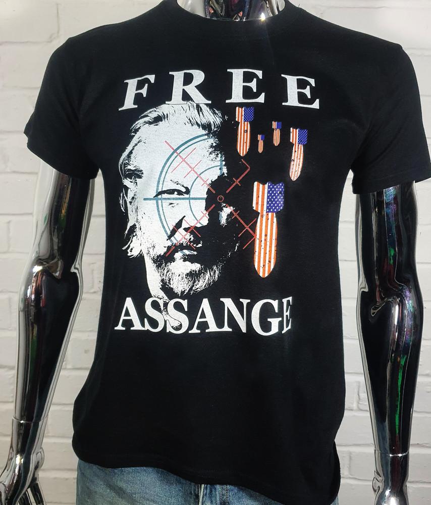 Free Assange T-shirt - Protest Injustice, rebellion, Anti-war Unisex T-Shirt