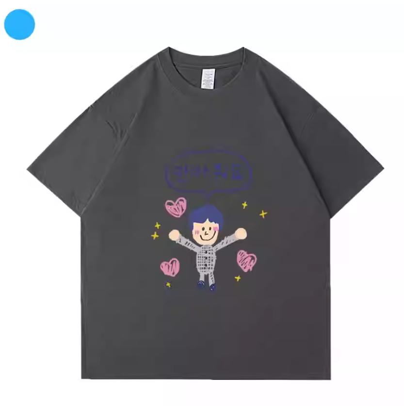 2025 T-shirt Fashion Short Sleeve Jin Runseokjin EP Tour Cotton Women Tshirts Korean Singer New Album Echo Graphic T Shirt