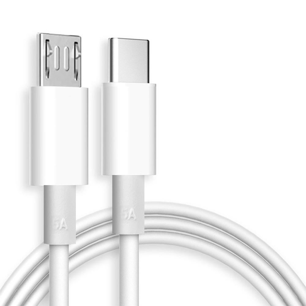 Кабель для быстрой зарядки и передачи данных USB Type-C на Micro, 5 В/2,4 А, с адаптером OTG, 0,3 м/1 м/1,5 м/2 м для Samsung Xiaomi Huawei Macbook