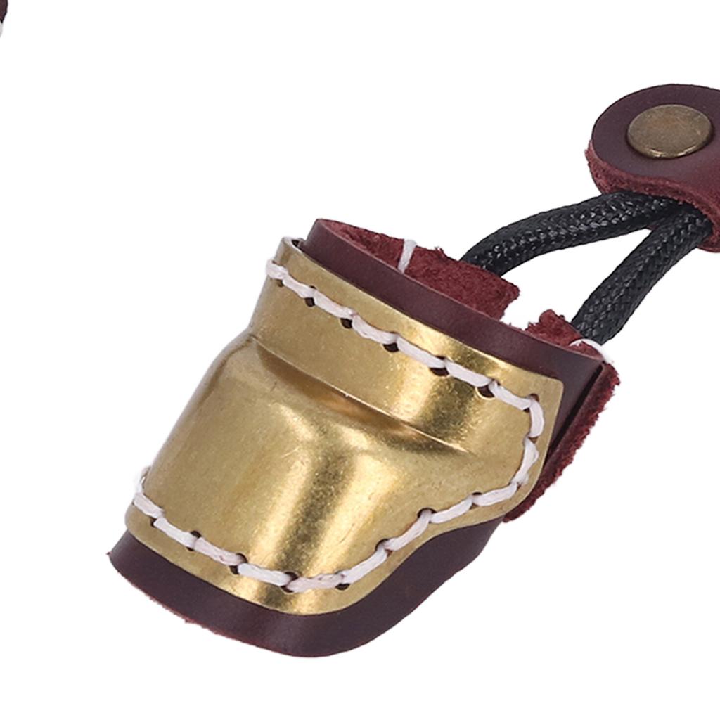 Archery Leather Finger Guard Comfortable Regulating Ergonomic Simple Use Archery Bow Thumb