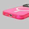 Неоново-желтый прозрачный силиконовый чехол для телефона iPhone 12-17 Pro Max с MagSafe