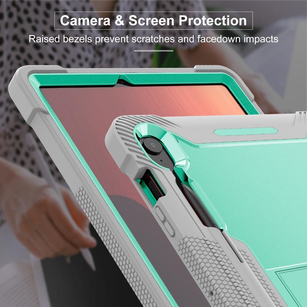 Ударопрочный чехол для Samsung Tab S10 FE Plus 2025 с подставкой, сверхпрочный защитный чехол