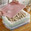 Dumpling Crisper Refrigerator Dumpling Storage Box Multi-layer Dumpling Box with Lid Plastic Transparent Wonton Box Food Tray