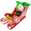 Candy Snowmobile Tabletop Decoration Plastic Sledge Car Santa Claus Gift Deer Car Self-assembled To Match The Set