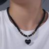 Steel Clothing Accessories Fashion Jewelry Personality Necklace Girl Gift Men Bead Necklace