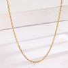 Минималистичное колье-цепочка 1,8 мм витого плетения - Женское ключичное украшение класса люкс