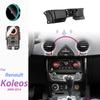 For Renault Koleos 2009 2010 2011-2014 Car Phone Holder Wireless Charger Holder Phone Auto-Clamping Strong Magnetic Holder Base
