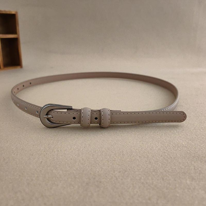 Стиль Минимализм Женский Поясной Ремень Металлическая Пряжка Пояс для Платья Костюма Формирующее Белье