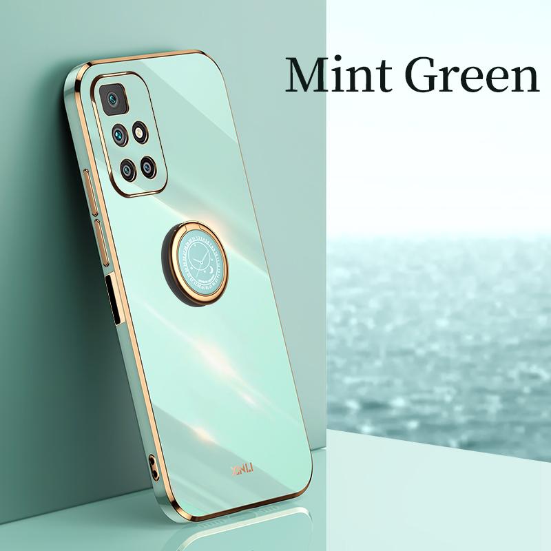 Роскошный чехол-держатель для телефона с покрытием для Xiaomi Redmi note 11 4G note11 pro plus 5g 11pro Силиконовая задняя крышка-подставка