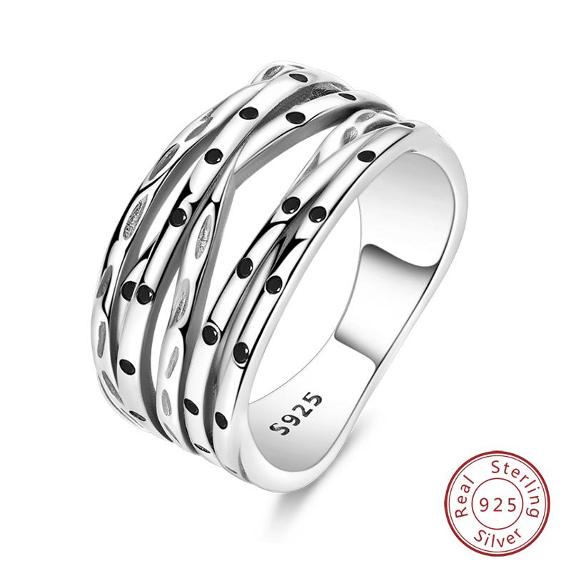 925 Sterling Silver Heart Shaped Infinite Minimalist Rings Hollow Celtic Knot Rings for Women Elegant Engagement Wedding Jewelry