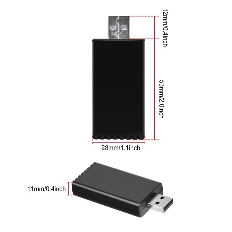 Беспроводной адаптер Carplays Автоматический адаптер Carplays преобразует проводное соединение в беспроводное, подходит для большинства моделей автомобилей