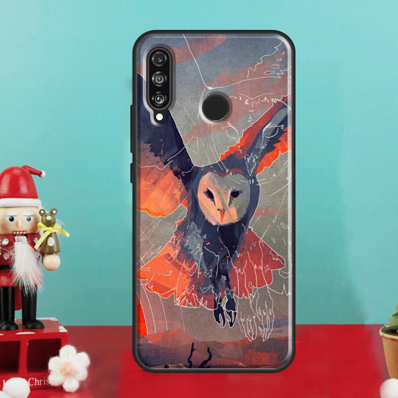 Owl Watercolor Animal For Huawei Nova 12i 12s 11i 5T Y90 Y70 Y60 Y61 Y91 Y72 9 10 SE P60 Pro P20 P30 P40 Lite Case