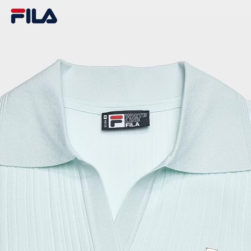 Fila Женский летний вязаный топ с коротким рукавом 2026