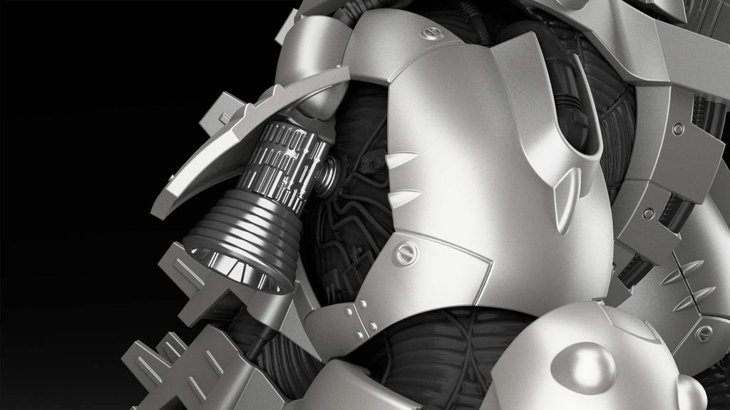 Aoshima Bunka Kyozaisha Godzilla X Mechagodzilla Type 3 Kiryu Height 24cm Plastic Model MFS-3 Approx. Color-coded GO-01