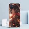 A-Атака на Титанов Энни Микаса Мягкий Чехол для Samsung Galaxy A12 A22 A32 A52 A72 A02S Чехол для Телефона Note 20 Ultra 10 S10 Plus A51
