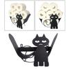 Storage Toilet Paper Holder Wall Decoration Towel Roll Shelf Black Kitchen Paper Shelf  Household