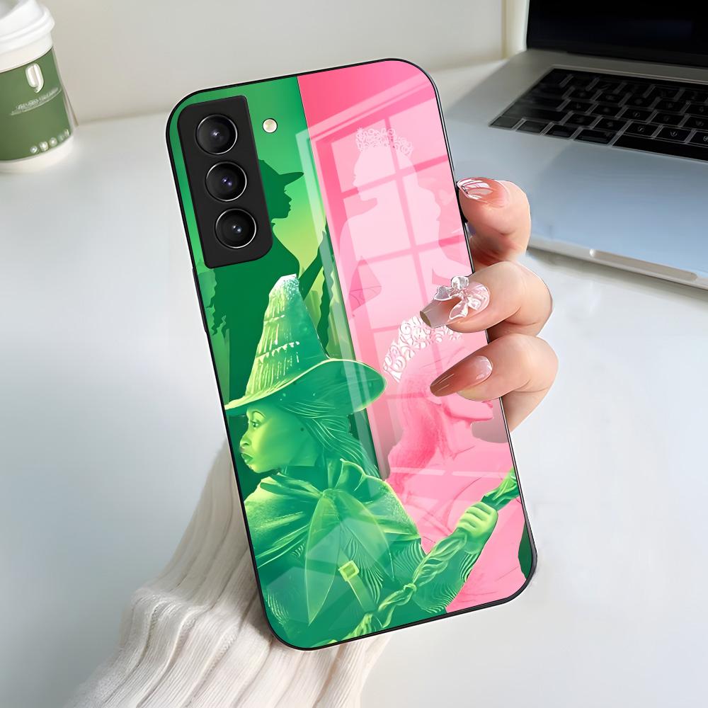 Movie W-Wicked Party Phone Case For Samsung A56 A36 A26 A16 A15 A25 A35 A55 A14 A34 A24 A54 Glass Case
