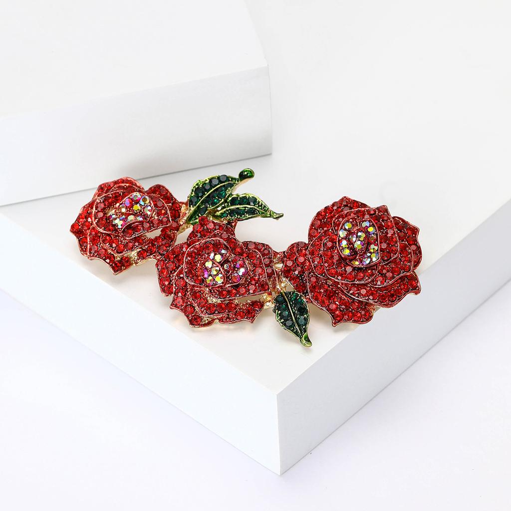 Fashion Accessories, Creative Rhinestone Flower Brooch, Versatile Temperament Celebrity Clothing Collar Accessories
