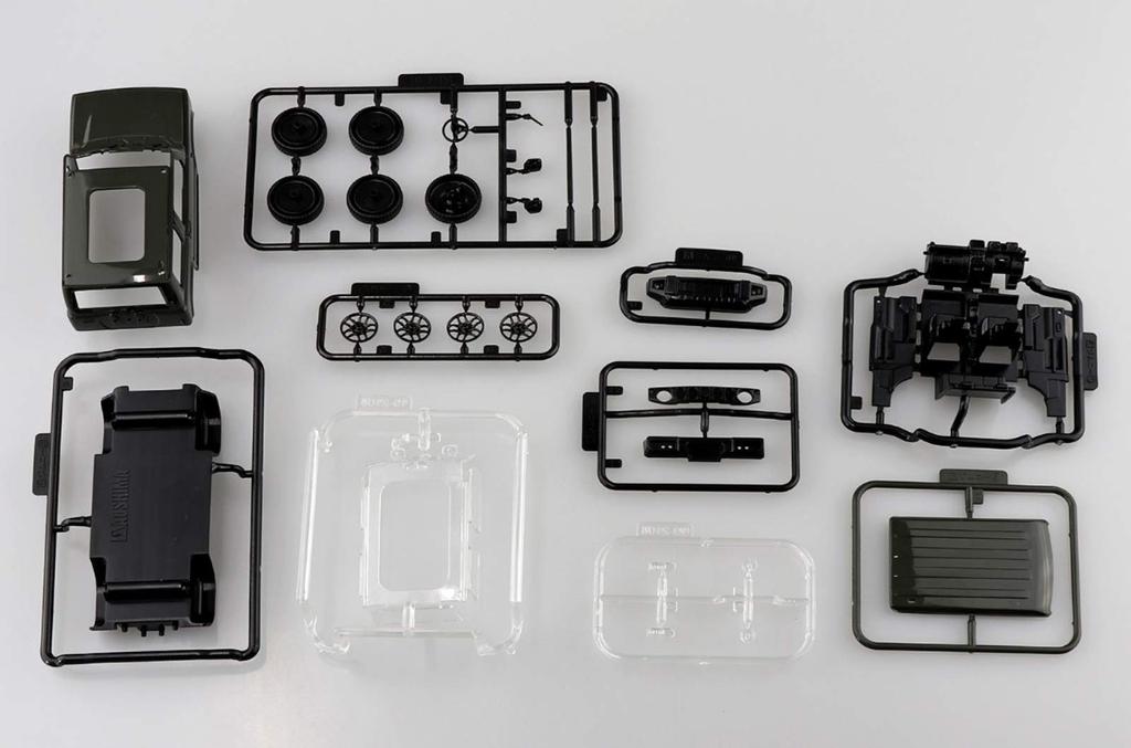 Aoshima Bunka Kyozaisha The Snap Kit Series Suzuki Jimny Jungle Green Пластиковая модель 1/32 Цветовая кодировка 08-B