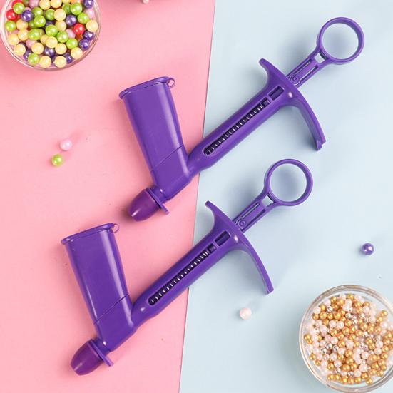 1 комплект, аппликатор из искусственного жемчуга с силиконовой насадкой 4 размеров, пищевой пластик, конфетные бусины, инструмент для украшения торта, десерта