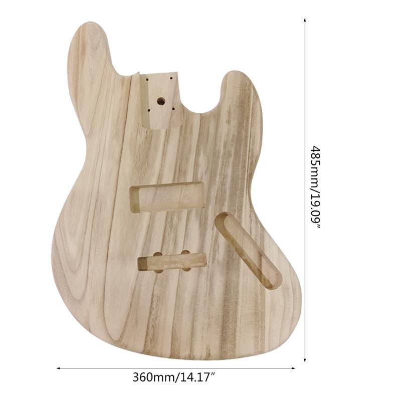 Неокрашенный корпус гитары, полированное дерево, для DIY, для аксессуаров гитары в стиле JB