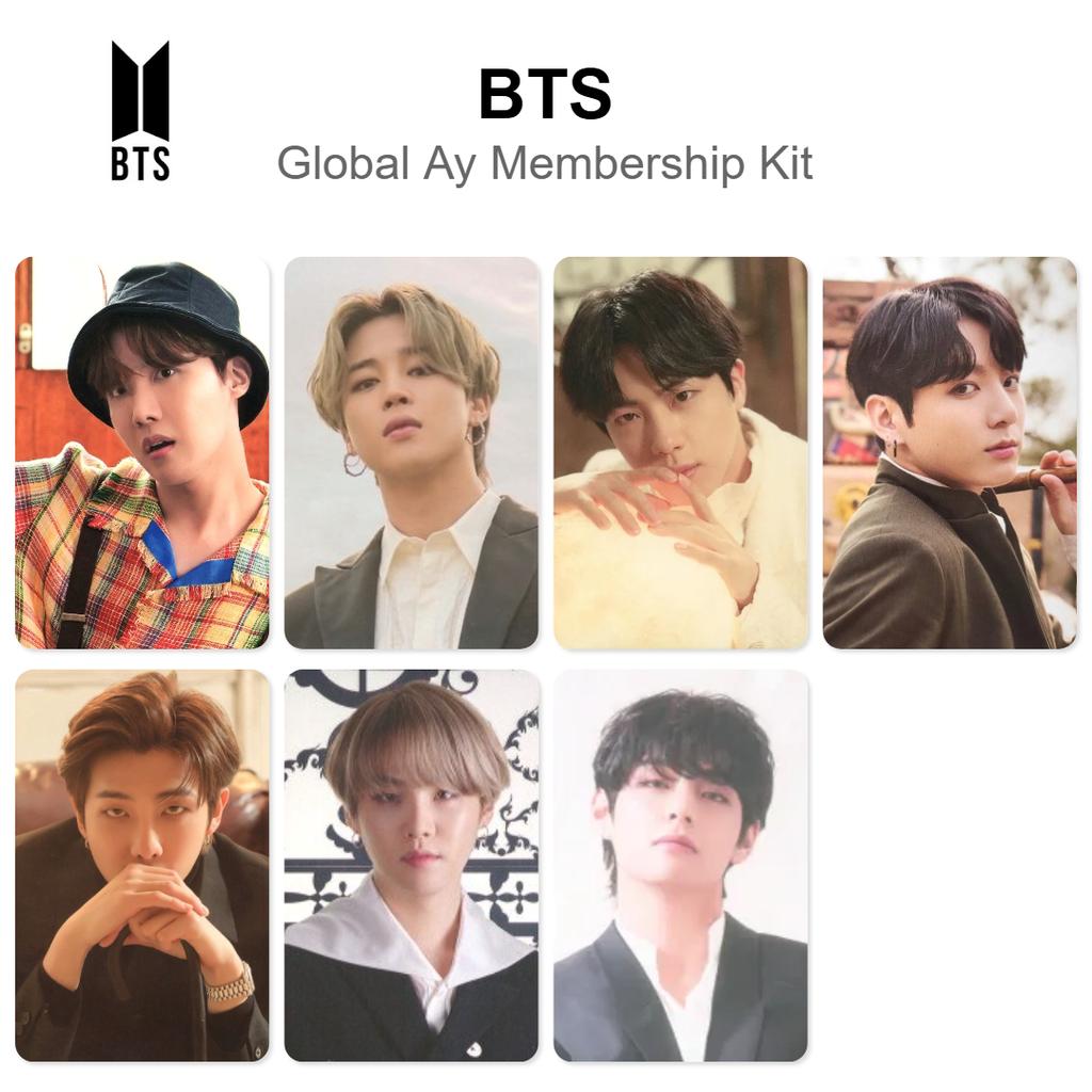 BTS Глобальный Набор Участника Ay Официальная Фотокарточка