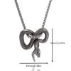 Serpentine Necklace - Elegant Silver Tone Chain Jewelry