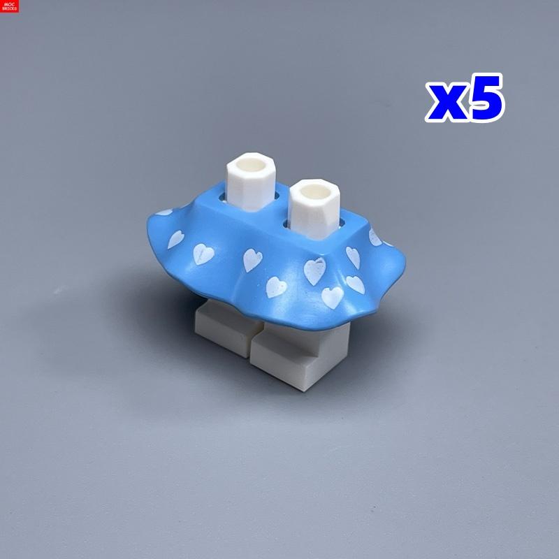 Детали MOC Блоки Фигурка 4 см Платье Юбка Наряд Красивая Женщина Девочка Часть Сделай Сам Аксессуары Детские Игрушки Подарки