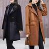 Large Size Jacket Women's Two-Sided Fur Coat Autumn Winter Lambswool Outerwear Long Padded Overcoat Ladies Leather Tops