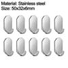 1/10Pcs Strong Self-Adhesive Hooks Stainless Steel Wall Hook Hangers Kitchen Bathroom Hook Towel Keys Coat Bags Storage Holders