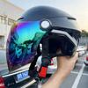 Helmet Electric Car Women's Summer Half Helmet 3C Certified Battery Motorcycle Men's Four Seasons Helmet