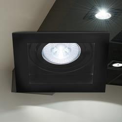 Lot de 10 Supports de spots Beta R4 carré noir MR16 GU10/GU5.3