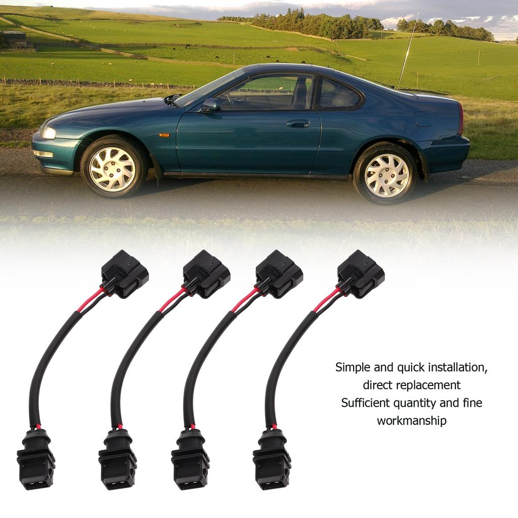 4 шт. Проводка для переоборудования топливных форсунок OBD1 на OBD2 Замена для Acura Integra 199‑1995