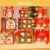 Восхитительная коллекция из 3 премиальных больших подарочных коробок на Рождественский сочельник с элегантной крышкой и лентой