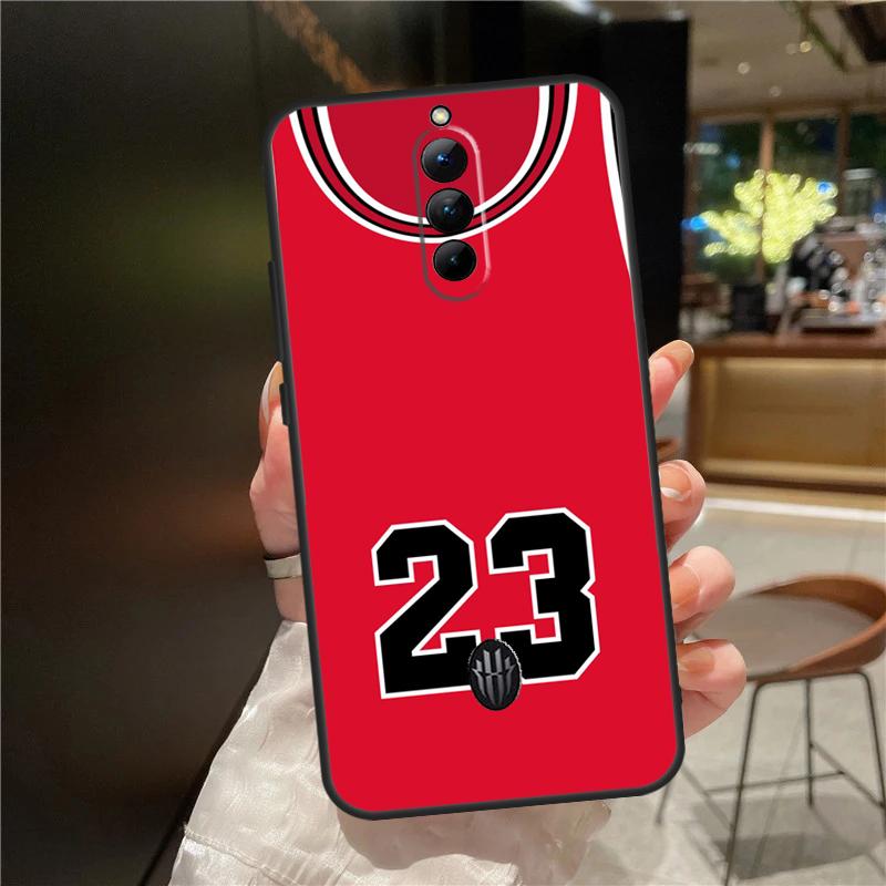 Чехол с номером 23 по баскетболу для ZTE Nubia Red Magic 11 10 8 8S 9 9S 10S Pro Plus 6 7 6S 7S Для RedMagic 10 Air Чехол