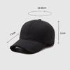 Men's Autumn Winter Woolen Hat Middle-Aged and Elderly Thick Warm Ear Protection Baseball Cap