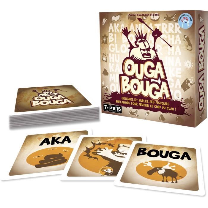 Ouga Bouga - Asmodee - Devenez le chef du clan - Dès 7 ans - Fabriqué en France