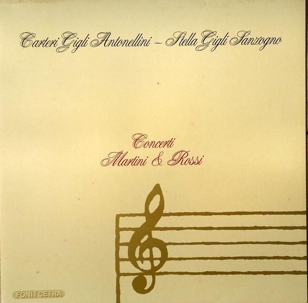 LP Record ROSANNA CARTERI, BENIAMINO GIGLI, N - Concerti Martini & Rossi: Carteri G LMR5005 Fonit Cetra 1980 Non Japan Classical Used
