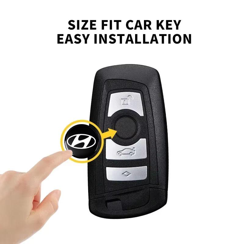 Эмблема-наклейка для пульта дистанционного ключа автомобиля Hyundai 14 мм для различных моделей