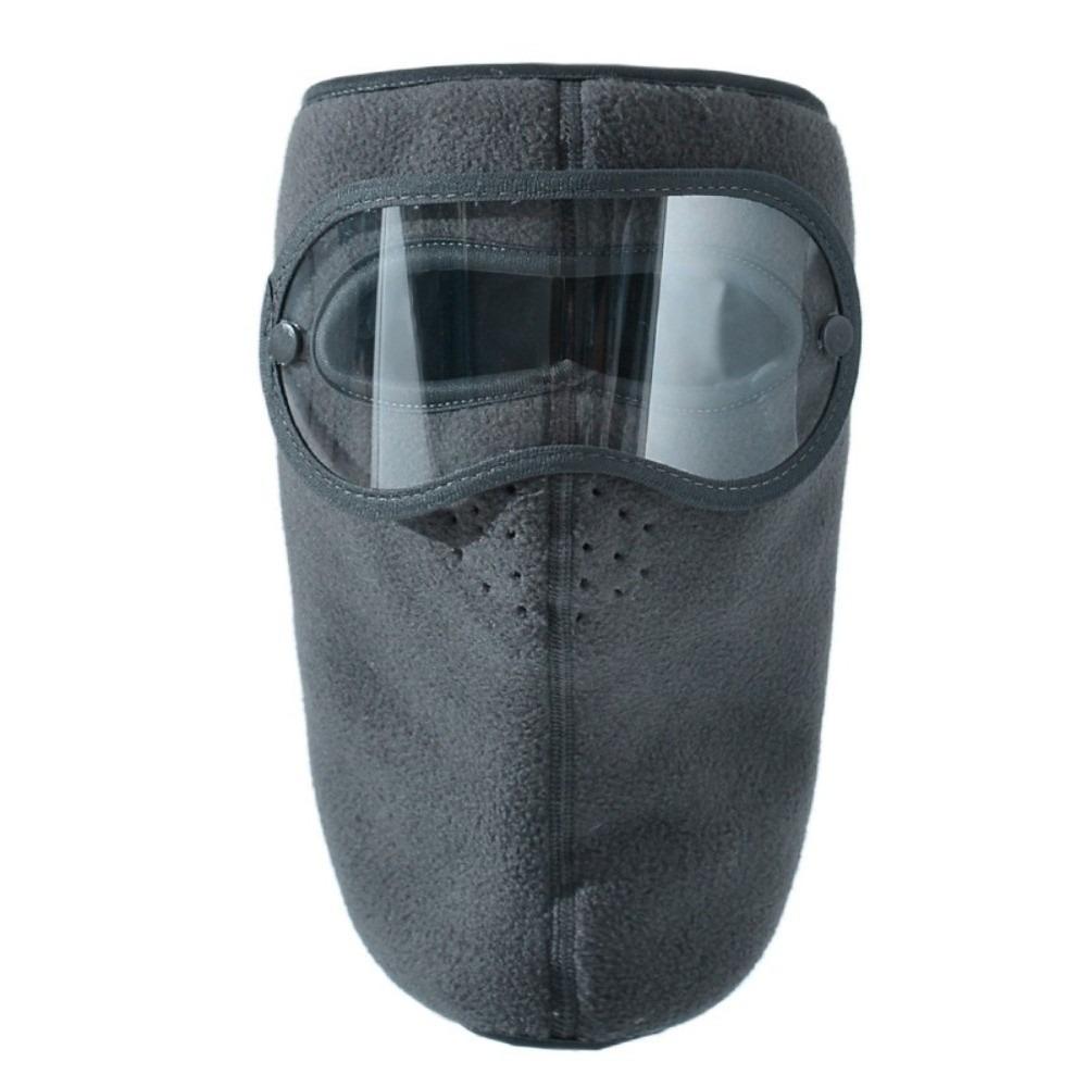 Plush Full Face Cover Soft Goggles Mask Ear Protection Winter Cycling Mask Cold Weather