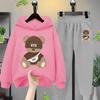 Cartoon Bear Hoodie Cartoon Cartoon Cartoon Cartoon Children's Clothing Children Girls Boys Sweatshirt Hoodie Set Two Sets