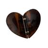 Heart-shaped Flat Magnetic Hairs Clip Non-Slip Styling Clips  Women Hair Styling Tool