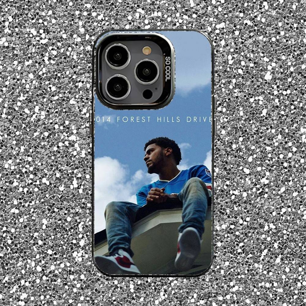 Чехол для телефона рэпера J Cole для iPhone 16,15,14,13,12,11,Pro,XS,Max,Plus,Mini,SE Черный Конфетный Матовый Ударопрочный Чехол